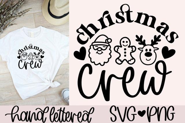 Christmas crew svg, family christmas svg, christmas shirt svg, christmas mug svg, kids christmas svg, christmas sweater svg, christmas svg SVG AnitaAlyiaLettering 