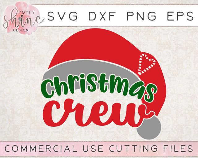 Christmas Crew SVG Poppy Shine Design 