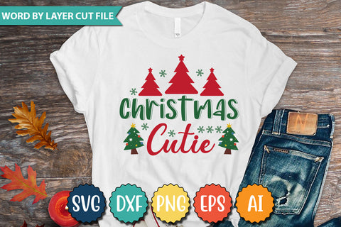 Christmas Cutie SVG Cut File SVG DesignPlante 503 