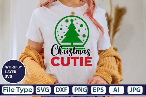 Christmas Cutie SVG Cut File SVG DesignPlante 503 