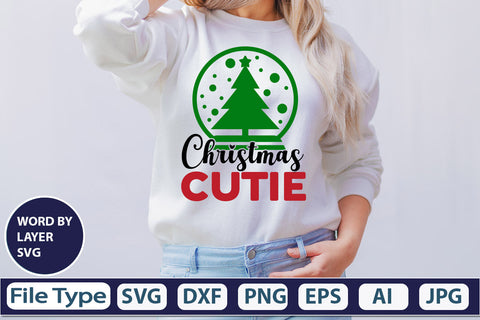 Christmas Cutie SVG Cut File SVG DesignPlante 503 