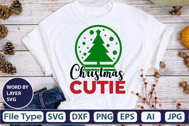 Christmas Cutie SVG Cut File SVG DesignPlante 503 