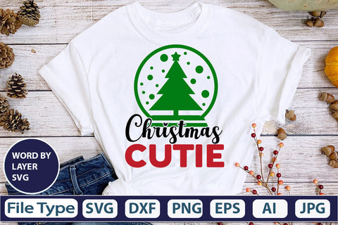 Christmas Cutie SVG Cut File SVG DesignPlante 503 