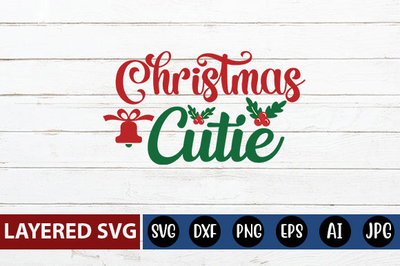 Christmas cutie SVG cute file SVG Blessedprint 