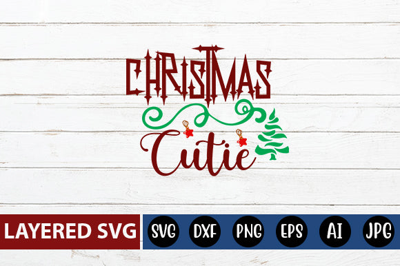 Christmas cutie SVG cute file SVG Blessedprint 