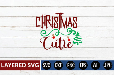 Christmas cutie SVG cute file SVG Blessedprint 