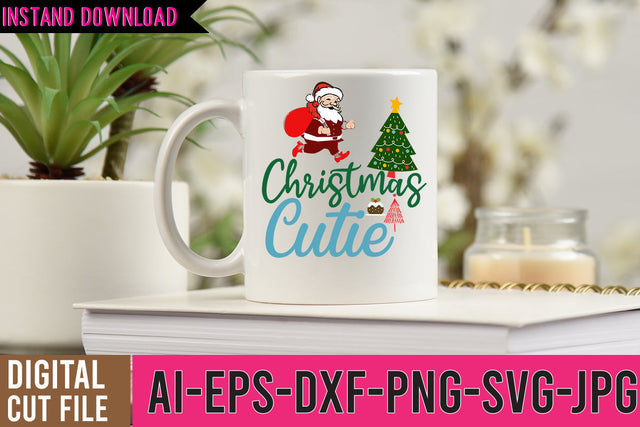 Christmas Cutie SVG Design SVG BlackCatsMedia 
