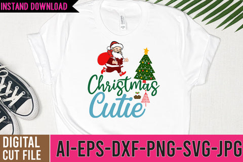 Christmas Cutie SVG Design SVG BlackCatsMedia 