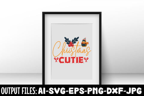 Christmas Cutie svg design SVG Rafiqul20606 