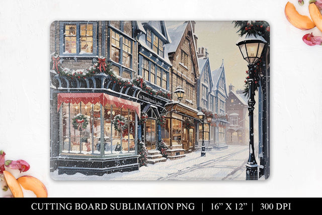 Christmas Cutting Board Design Sublimation BijouBay 