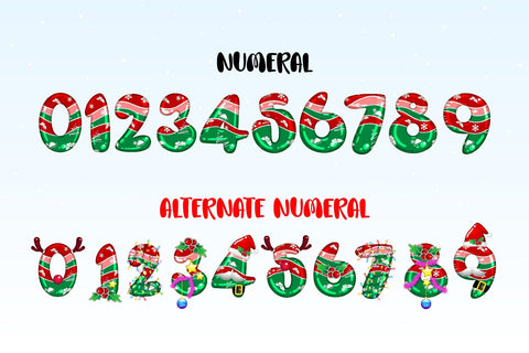 Christmas Deco Font BB Digital Arts 