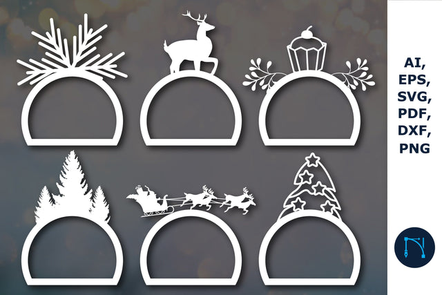 Christmas decor laser cut SVG bundle SVG MD JOYNAL ABDIN 