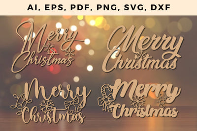 Christmas decor | Merry Christmas sign | Christmas Rustic Decor | Christmas Sign decorations | Christmas Decorations | Family Christmas sign, Multilayer Laser Cut Files, SVG, 3D Designs, Mini Design Bundles SVG MD JOYNAL ABDIN 