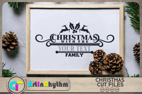 Christmas decoration SVG / Christmas with the family SVG SVG Artinrhythm shop 