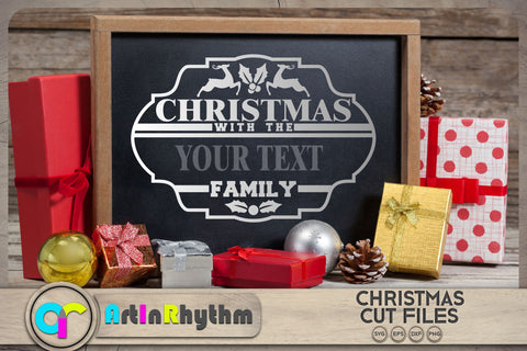 Christmas decoration SVG / Christmas with the family SVG SVG Artinrhythm shop 