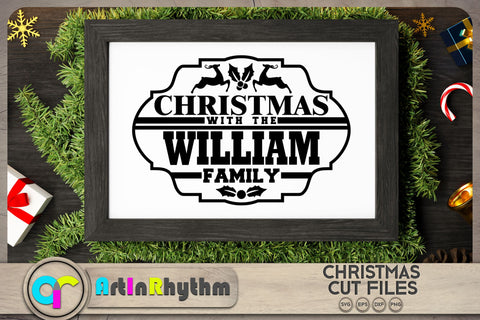 Christmas decoration SVG / Christmas with the family SVG SVG Artinrhythm shop 