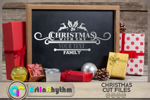 Christmas decoration SVG / Christmas with the family SVG SVG Artinrhythm shop 