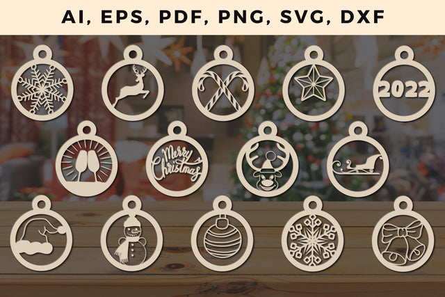 CHRISTMAS Decorations Bundle SVG cut File 2 SVG MD JOYNAL ABDIN 