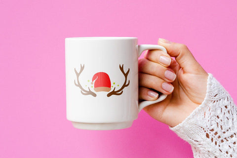 christmas Deer antlers svg, christmas svg cut file SVG dadan_pm 
