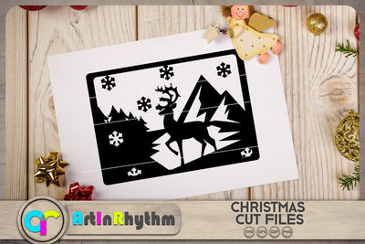 Christmas deer decor SVG SVG Artinrhythm shop 