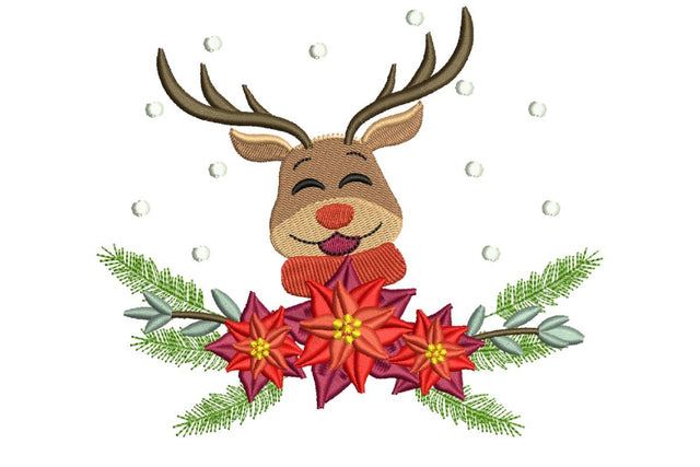 Christmas Deer Embroidery Designs, Reindeer Embroidery Designs Embroidery/Applique DESIGNS NextEmbroidery 