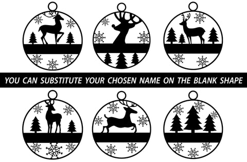 Christmas Deer Ornaments, SVG Laser Cut Files, Deer Laser cut SVG, Christmas Tree Toys SVG, Christmas Ornament, Christmas Tree Ornaments SVG MD mominul islam 