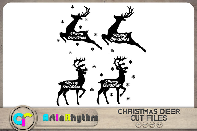Christmas deer SVG bundle SVG Artinrhythm shop 