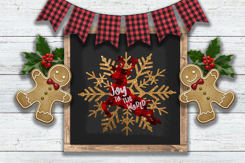 Christmas Deer With Snowflakes I Holiday Sublimation Idea Sublimation Happy Printables Club 