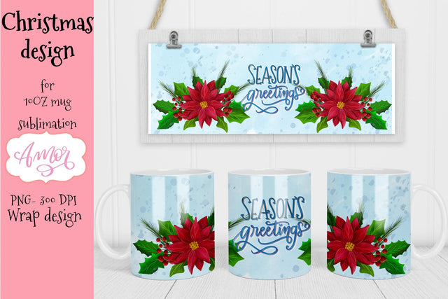 Christmas design for 11oz mug sublimation Sublimation Amorclipart 