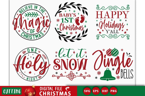 Christmas Design SVG Bundle.Merry Christmas, Christmas Bundle, SVG Designangry 