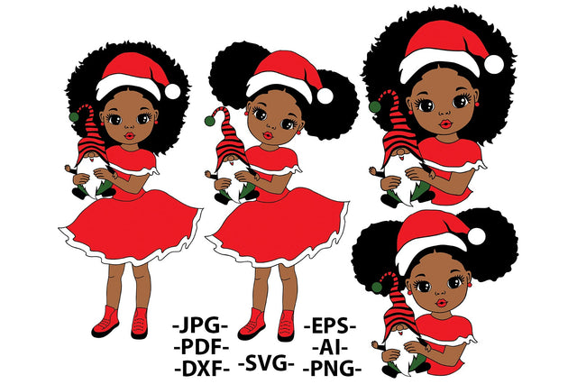 Christmas Designs Svg, Christmas Bundle Svg, Gnome Svg, Christmas Girl Svg, Litle Cute Girl Svg, Peekaboo Girl Svg, Svg Cut Files SVG 1uniqueminute 