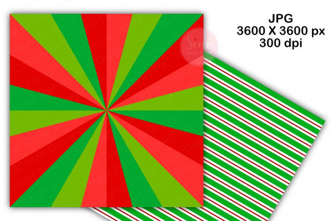 Christmas Digital Papers Backgrounds Set Digital Pattern SineDigitalDesign 