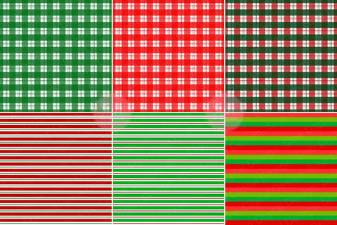 Christmas Digital Papers Backgrounds Set Digital Pattern SineDigitalDesign 