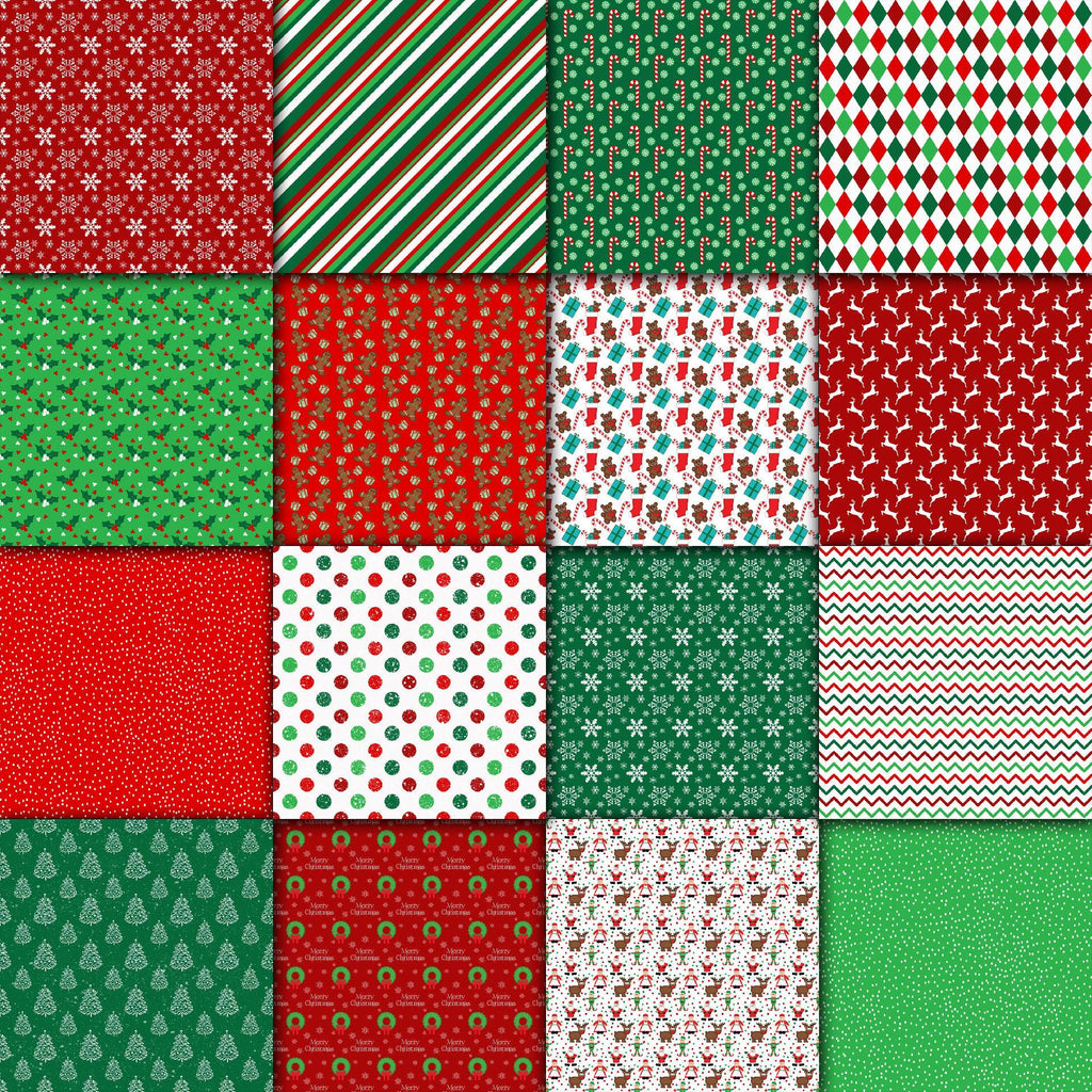 Christmas Digital Papers - So Fontsy