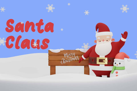 Christmas Display Font Prasetya Letter 