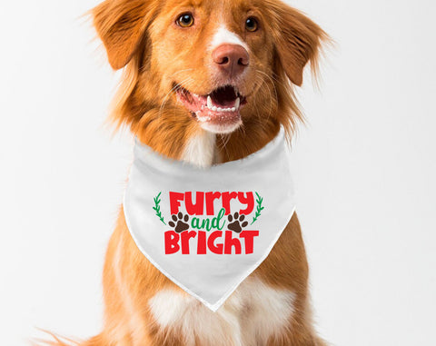 Christmas Dog Bandana SVG Bundle, 6 Designs, We Woof You A Merry Christmas SVG, Sorry Santa I Ate The Cookies SVG, Furry And Bright SVG SVG HappyDesignStudio 