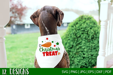 Christmas Dog Bundle SVG | Dog Bandana SVG SVG TatiStudio 