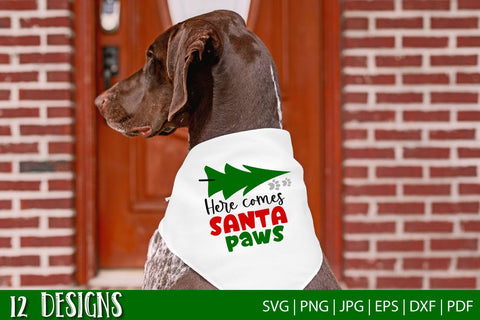 Christmas Dog Bundle SVG | Dog Bandana SVG SVG TatiStudio 