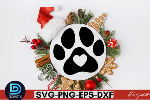 Christmas Dog Round Sign SVG Bundle, Christmas Dog Round Sign Bundle SVG DESIGNISTIC 