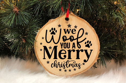 Christmas Dog Round SVG Bundle SVG Regulrcrative 