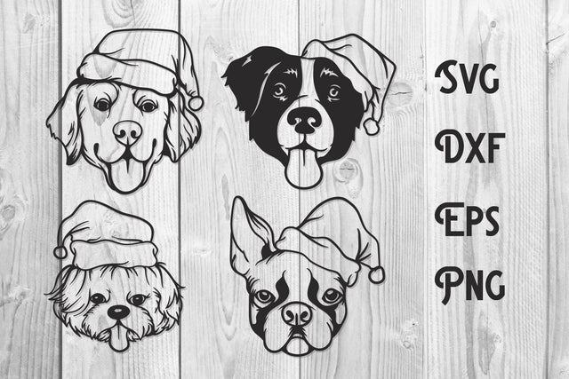 christmas dog santa, christmas cut file SVG dadan_pm 
