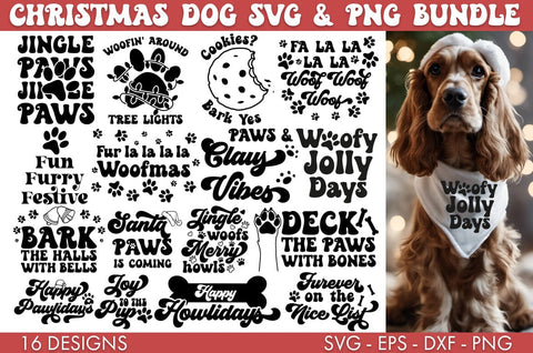 Christmas Dog SVG Bundle PNG Sublimation SVG Freeling Design House 