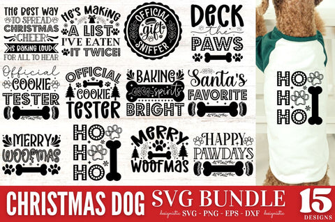 Christmas Dog SVG Bundle SVG DESIGNISTIC 