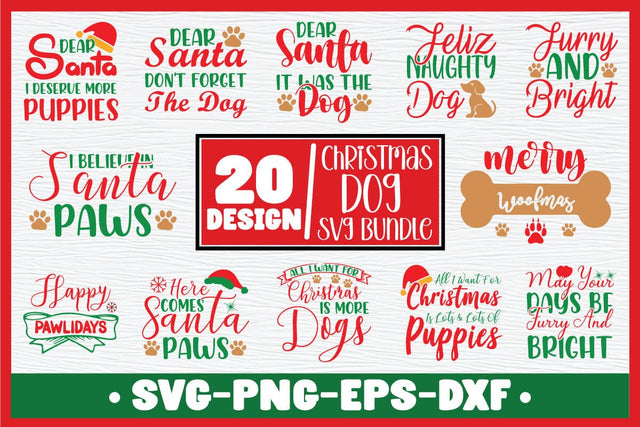 Christmas Dog Svg Bundle SVG md faruk hossain 