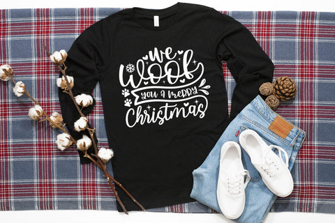 Christmas Dog SVG, We Woof You a Merry Christmas SVG CraftLabSVG 