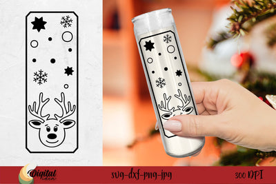 Christmas Dollar Tree Candle. Christmas Candle SVG. Christmas 3D SVG Evgenyia Guschina 