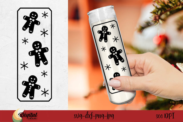 Christmas Dollar Tree Candle. Christmas Candle SVG. Christmas 3D SVG Evgenyia Guschina 