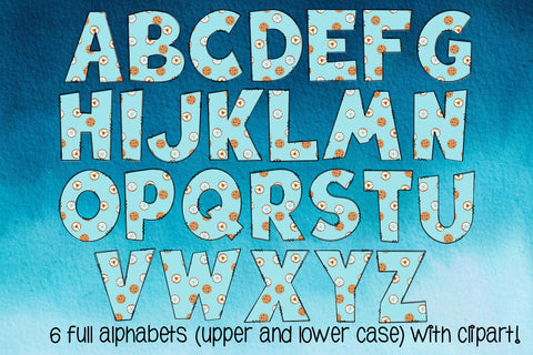 Christmas Doodle Letters PNG, Gingerbread Man Alpha Bundle Sublimation Crafty Mama Studios 