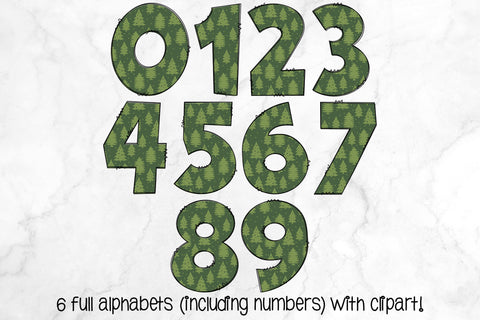 Christmas Doodle Letters PNG, Vintage Christmas Alpha Bundle Sublimation Crafty Mama Studios 