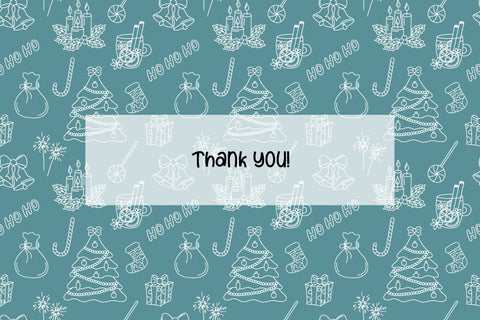 Christmas Doodles Digital Paper | JPG Patterns Digital Pattern AnnaViolet_store 